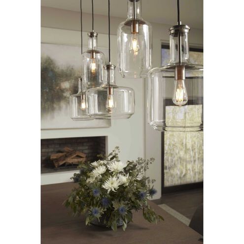 Latrobe 1 Light Brushed Nickel Pendant Ceiling Light